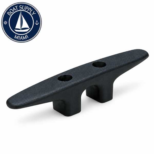 Seachoice 50-30820 Black Nylon Open-Base Cleat 6" Black Nylon