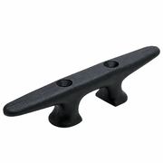 Seachoice 50-30861 Black Nylon Open-Base Cleat 10" Black Nylon - Product View