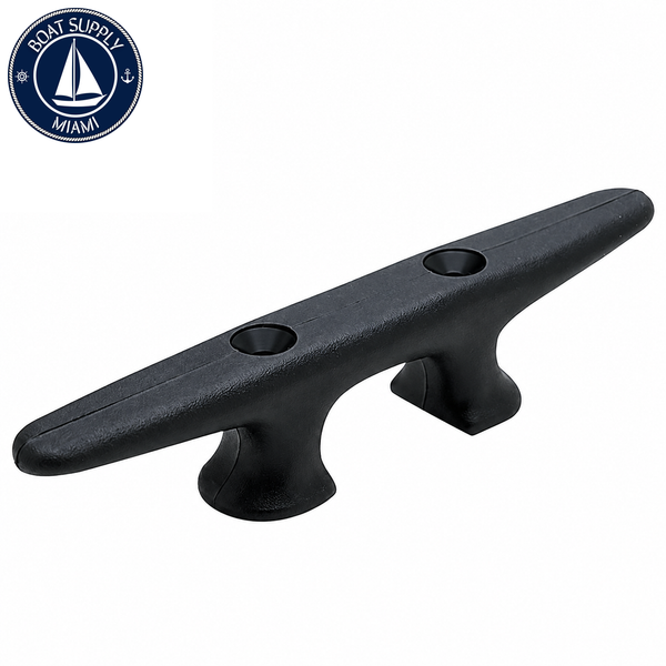 Seachoice 50-30861 Black Nylon Open-Base Cleat 10" Black Nylon