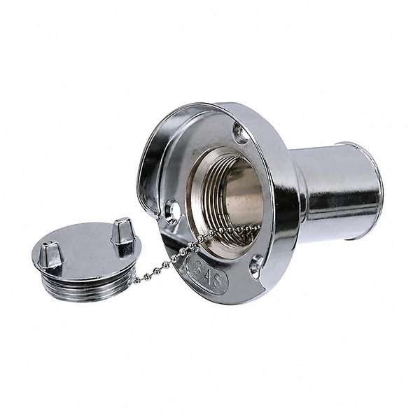Seachoice 50-32041 Chrome Plated Zinc Marine Fuel Fill - Product View