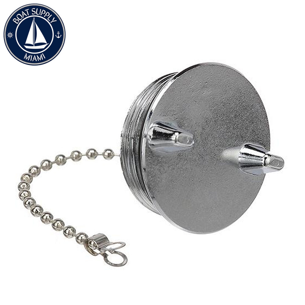 Seachoice 50-32521 Replacement Cap for Chrome ZAMAK Deck Fill