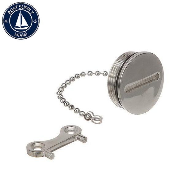 Seachoice 50-32551 316 Stainless Steel Deck Fill Cap Replacement