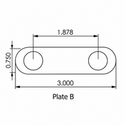 Seachoice 50-33606 Bow/Stern Eye 1/2" x 7" 304 Stainless Steel