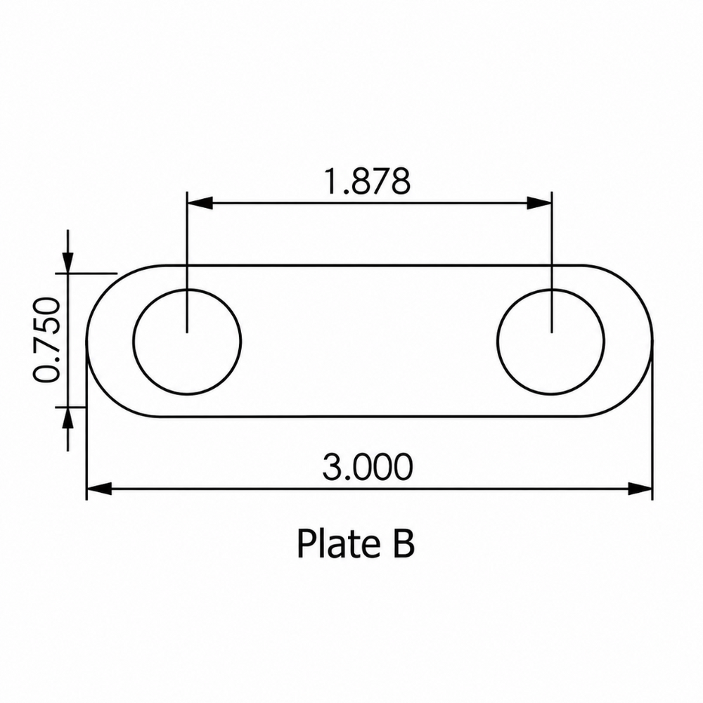 Seachoice 50-33606 Bow/Stern Eye 1/2" x 7" 304 Stainless Steel