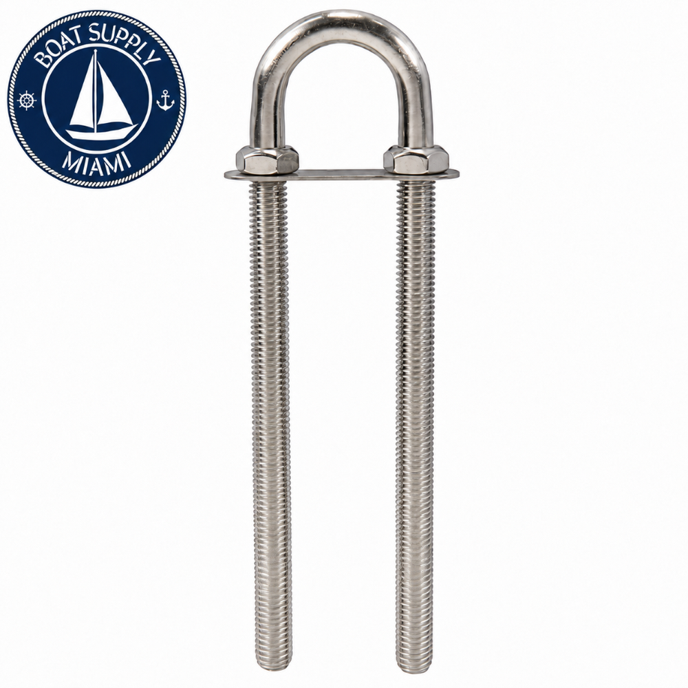 Seachoice 50-33606 Bow/Stern Eye 1/2" x 7" 304 Stainless Steel