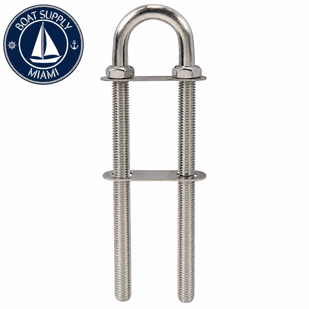 Seachoice 50-33643 Bow and Stern Eye 1/2" x 5" 304 Stainless Steel