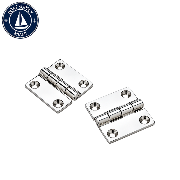 Seachoice 50-33901 1-1/2" x 1-1/2" 316 Stainless Steel Marine Butt Hinge