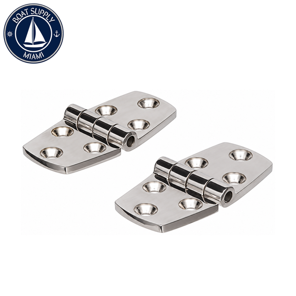 Seachoice 50-34111 1-1/2" x 4" 316 Stainless Steel Marine Door Hinge