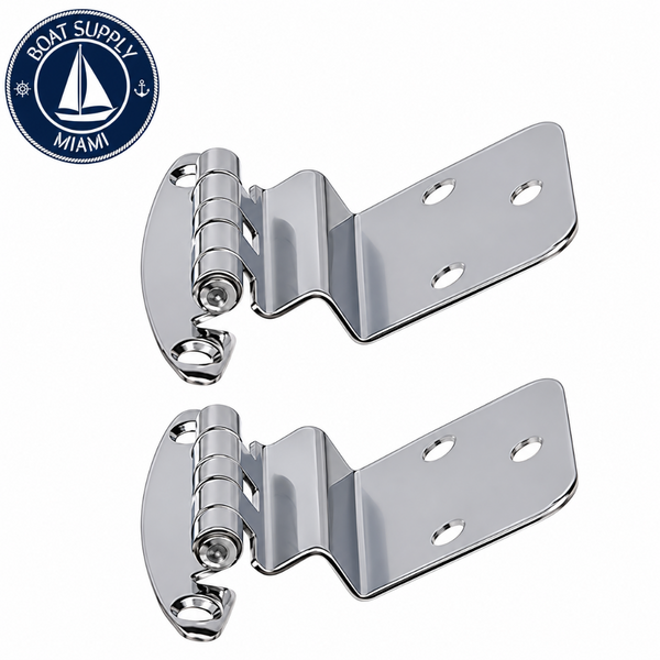 Seachoice 50-34601 Marine Door Hinge 2-3/4" x 2-1/2" Chrome Plated Brass