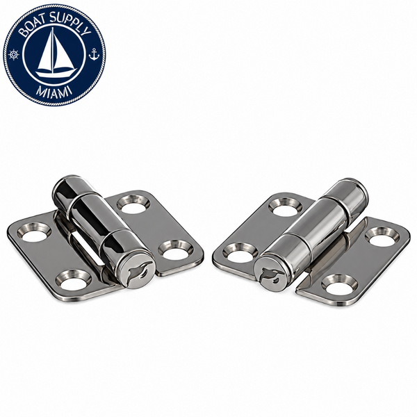 Seachoice 50-34821 1.5" x 1.5" 316 Stainless Steel Marine Friction Hinge