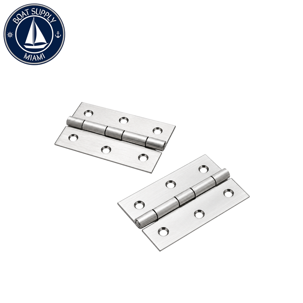 Seachoice 50-34921 2" x 3" Stainless Steel 304 Marine Butt Hinge