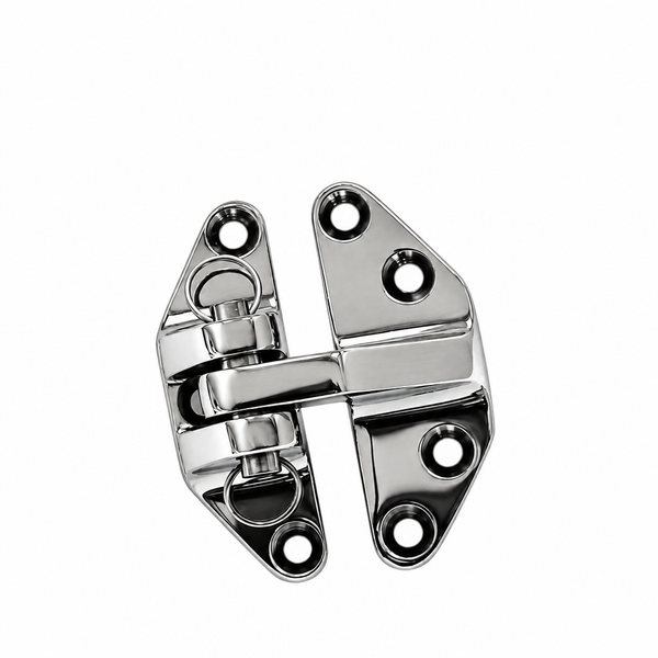 Seachoice 50-35101 Chrome Plated Brass Marine Hatch Hinge 2-3/8" x 2-7/8" x 1-1/4" - Product View