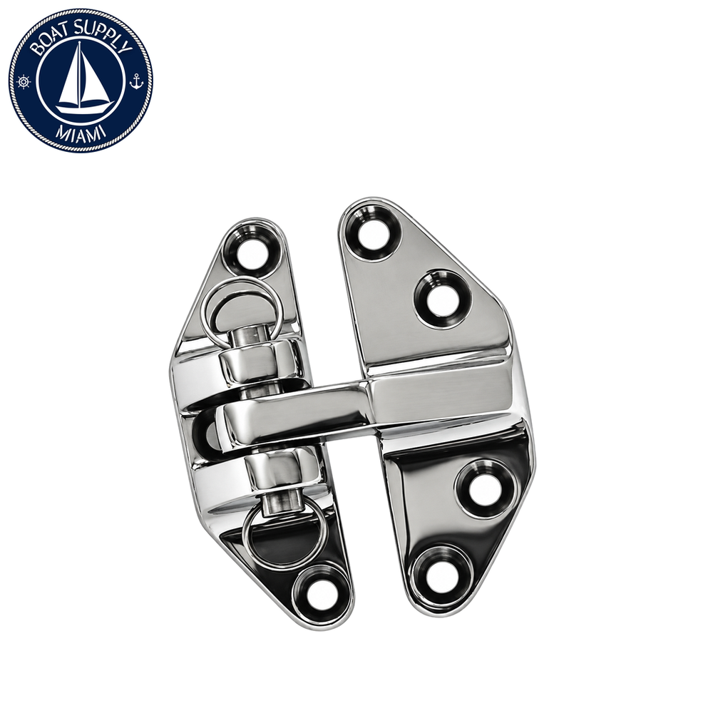 Seachoice 50-35101 Chrome Plated Brass Marine Hatch Hinge 2-3/8" x 2-7/8" x 1-1/4"