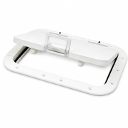 Seachoice 50-39131 7" x 11" Hinged Marine Access Hatch White - Product View