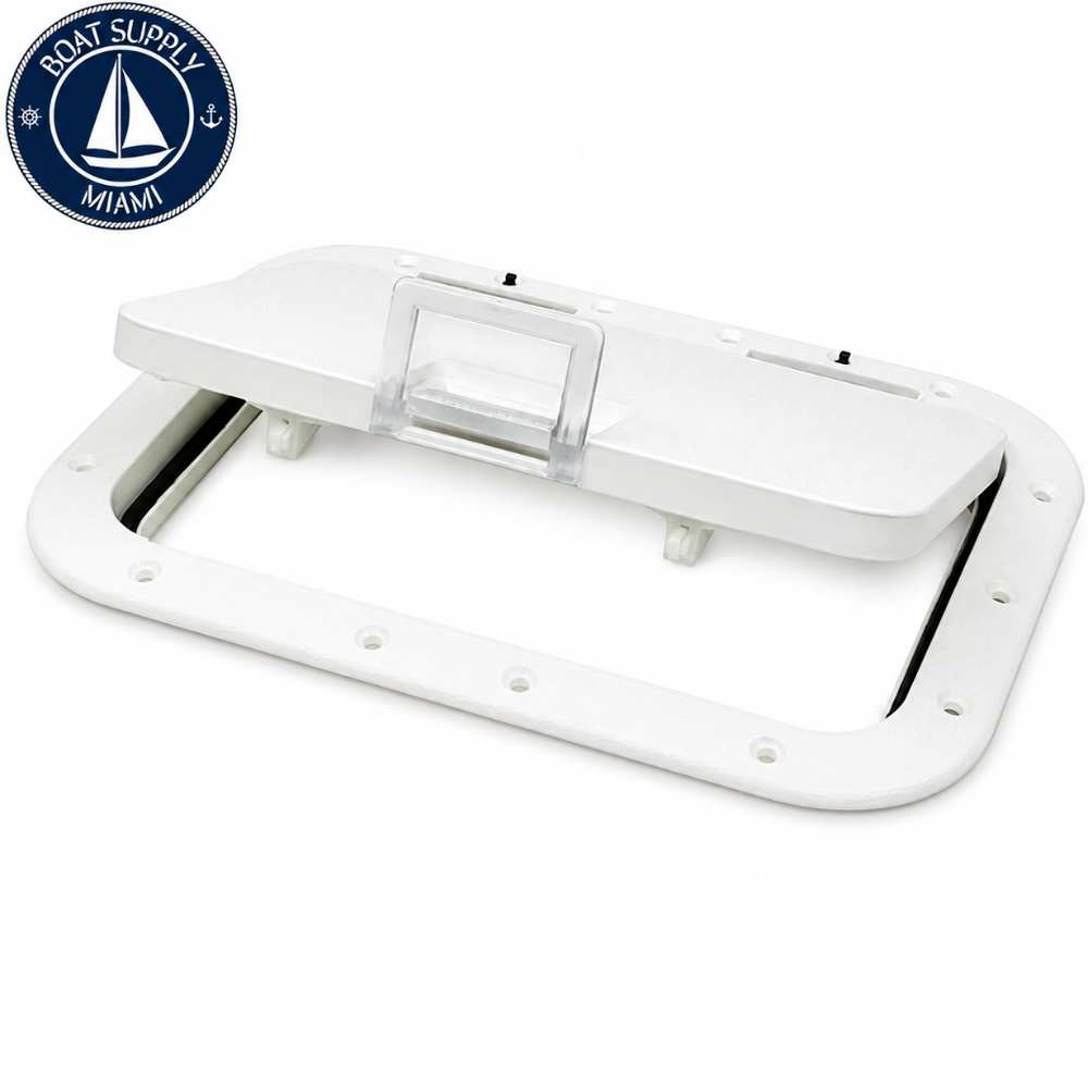Seachoice 50-39131 7" x 11" Hinged Marine Access Hatch White