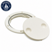 Seachoice 50-39251 Twist 'N' Lock Deck Plate 4-1/2" White