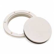 Seachoice 50-39511 Pry-Up Deck Plate 6" I.D. Arctic White - secondary product image