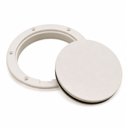 Seachoice 50-39581 Pry-Up Deck Plate 10" I.D. White - secondary product image