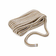 Seachoice 50-40031 Double Braid Nylon Dock Line 1/2" x 15' Gold/White - Alternate View 2