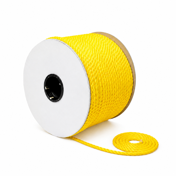 Seachoice 50-42720 Twisted Braid Polypropylene Spool 3/8" x 600' Yellow - Product View