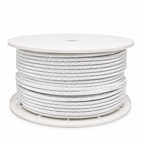 Seachoice 50-47010 Double Braid Rope Spool 1/2" x 600' White - Product View