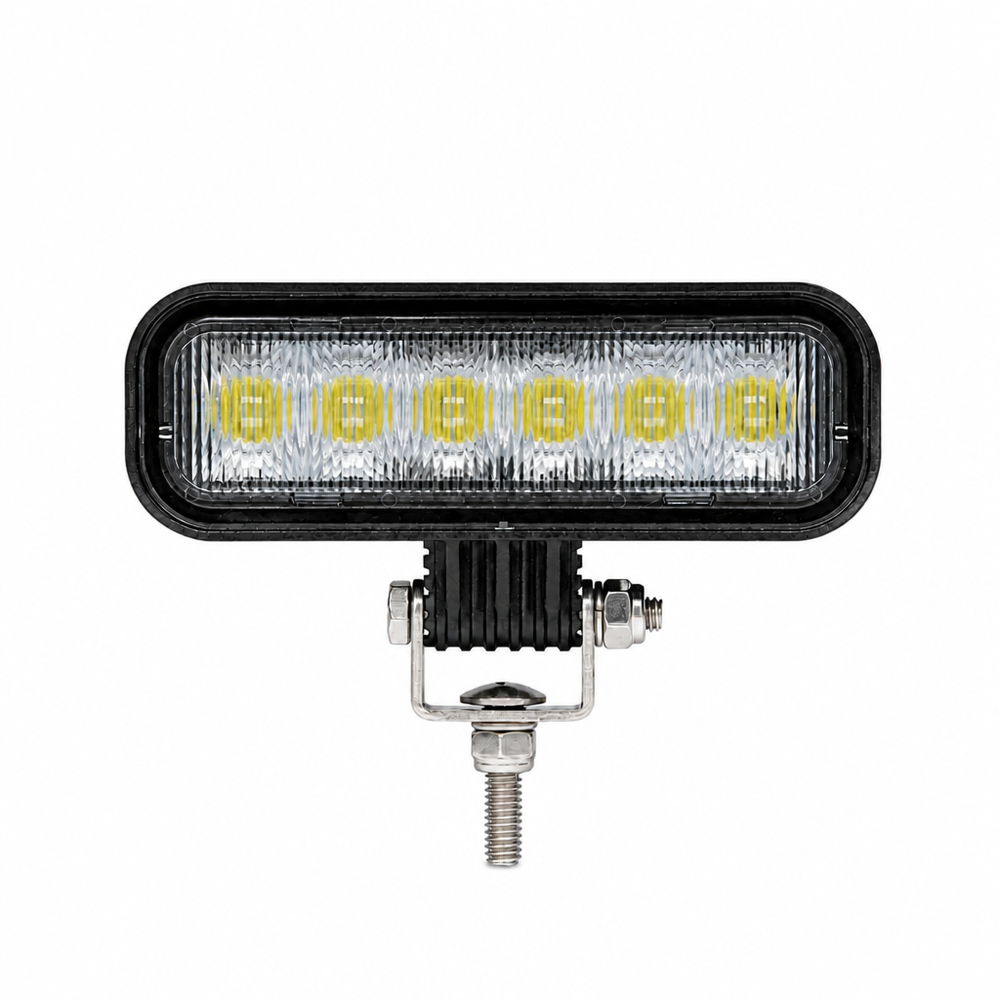 Seachoice 50-51641 6 LED Rectangular Flood Beam Work Light - Product View