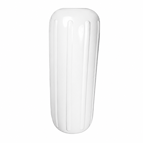 Seachoice 50-79121 Center Hole Ribbed Fender 8" x 20" White - Product View