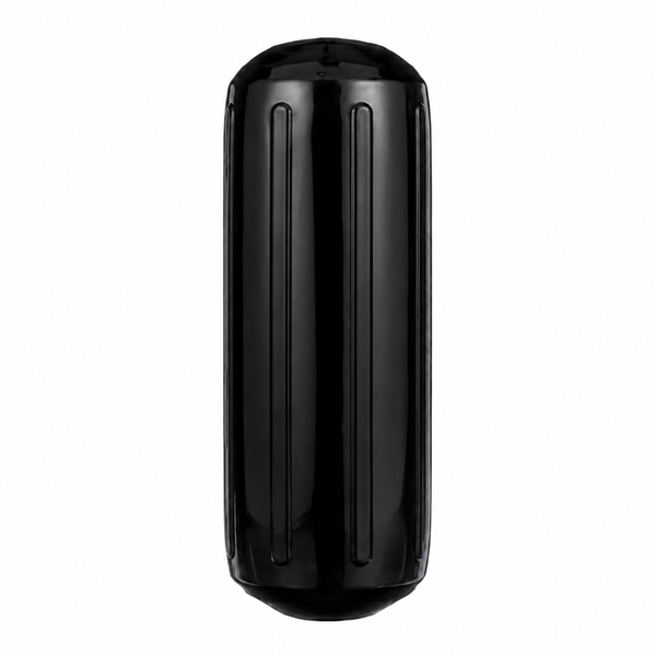 Seachoice 50-79161 10" x 25" Center Hole Ribbed Fender Black - Product View