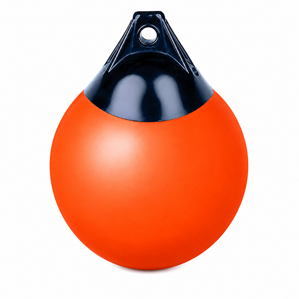 Seachoice 50-79234 Commercial Grade Mooring Buoy 12" Orange - Product View