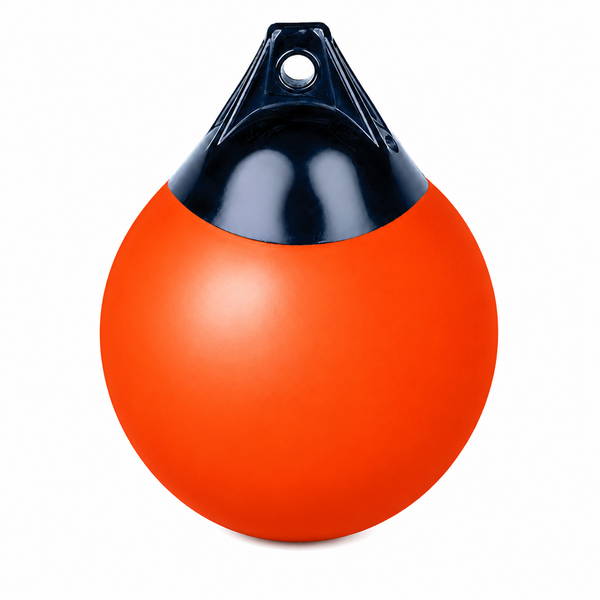 Seachoice 50-79237 Commercial Grade Mooring Buoy 18" Orange - Product View