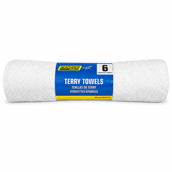 Seachoice 50-90010 Terry Towels 6 Pack 14" x 17" - Product View