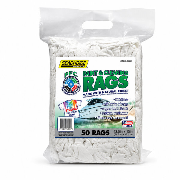 Seachoice 50-90023 Lint-Free Paint and Cleaning Rags 13-1/2" x 15" - Product View