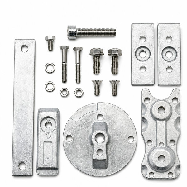 Seachoice 50-95133 Aluminum Anode Kit – Mercury Verado 350 2.6L L6 Pro Torpedo - Product View
