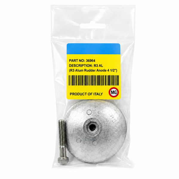Seachoice 95608 Magnesium Rudder / Trim Tab Anode - RUDDERDER 3 3/4"X1/2" - Product View