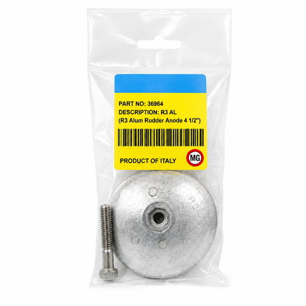 Seachoice 95611 Magnesium Rudder / Trim Tab Anode - RUDDERDER 5 X 5/8" - Product View