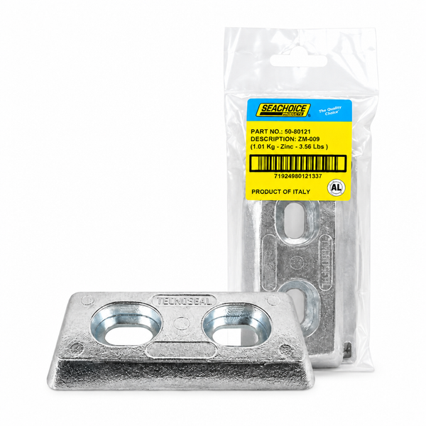 Seachoice 95653 Aluminum Hull Anode - ZHC3 HULL PLATE - Product View