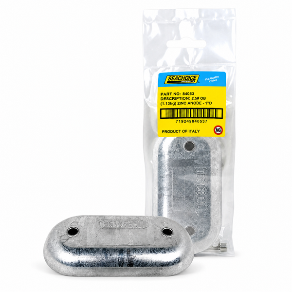Seachoice 95654 Magnesium Hull Anode - Z406 HULL PLATE NES - Product View