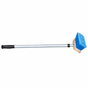 Star Brite 040097 Extending Handle with Screw Thread End and 8 in Brush 2-4 ft medium-duty deck brush and handle - Product View