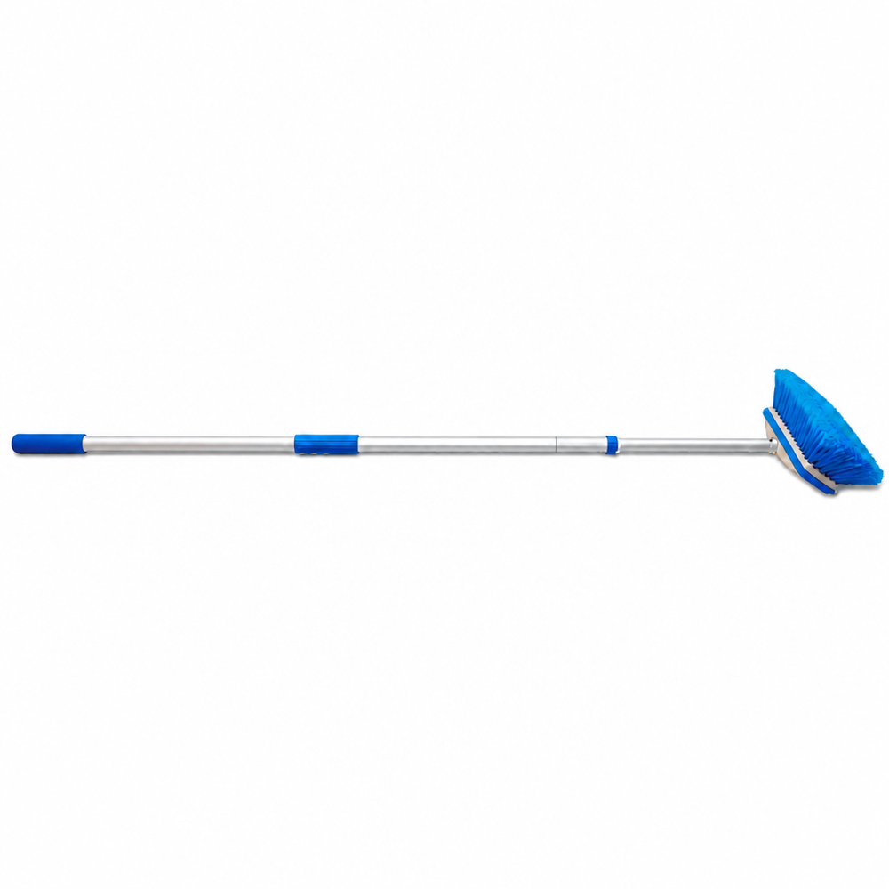 Star Brite 040192N Extending Handle with 8 in Deluxe Brush 3-6 ft Medium Blue medium blue bristles - Product View