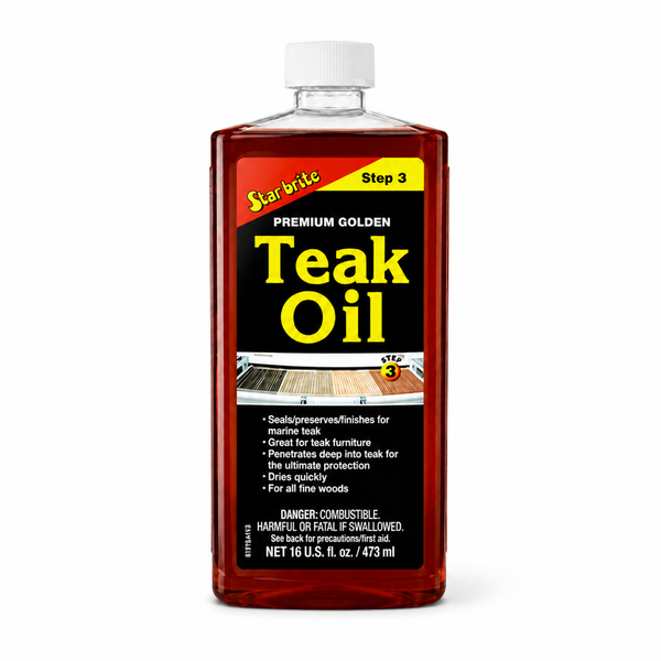Star Brite 085116PW Premium Golden Teak Oil Pint - Product View