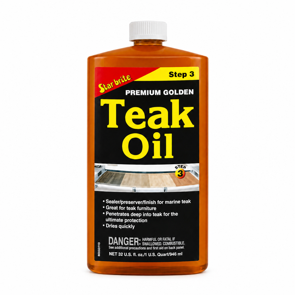 Star Brite 085132 Premium Golden Teak Oil Quart - Product View