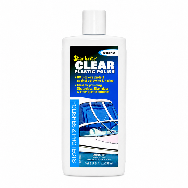 Star Brite 087308 Clear Plastic Polish 8 oz - Product View