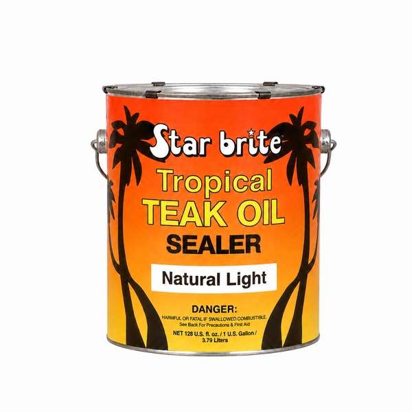 Star Brite 087900 Tropical Teak Sealer Natural Light Gallon - Product View