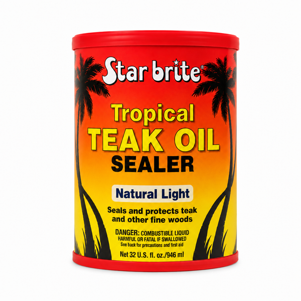 Star Brite 087916 Tropical Teak Sealer Natural Light Pint - Product View