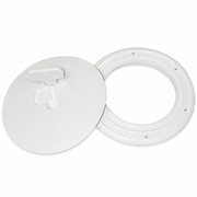 T-H Marine DPCAM62DP Quick Release Cam Lock Deck Plate 6" Polar White - Product View
