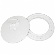 T-H Marine DPCAM82DP Quick Release Cam Lock Deck Plate 8" White - Product View