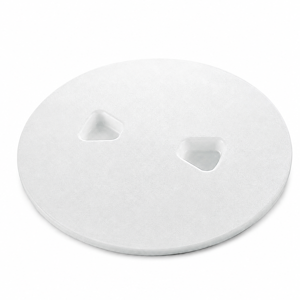 T-H Marine DPS82DP Sure-Seal Screw-Out Deck Plate 8" Polar White - Product View