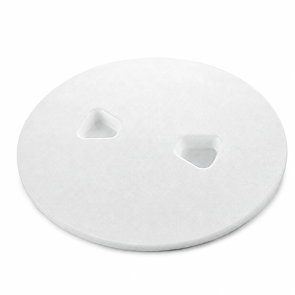 T-H Marine DPS82DP Sure-Seal Screw-Out Deck Plate 8" Polar White - Product View