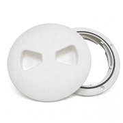 T-H Marine DPSLP42DP Low Profile Twist-Out Deck Plate 4" White - Product View