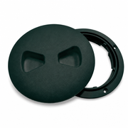 T-H Marine DPSLP61DP 6" Black Low Profile Twist-Out Marine Inspection Hatch - Product View